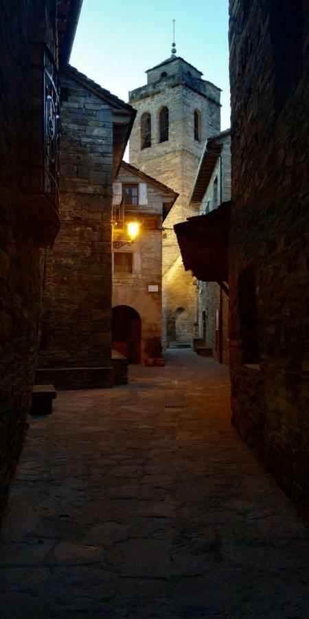 בית הארחה El Pueyo de Araguás 	Casa Encuentra, En El Pirineo Al Lado De Ainsa מראה חיצוני תמונה